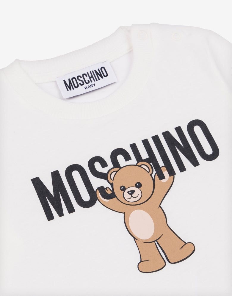 Moschino Teddy Bear cotton jersey maxi t-shirt White Moschino 2