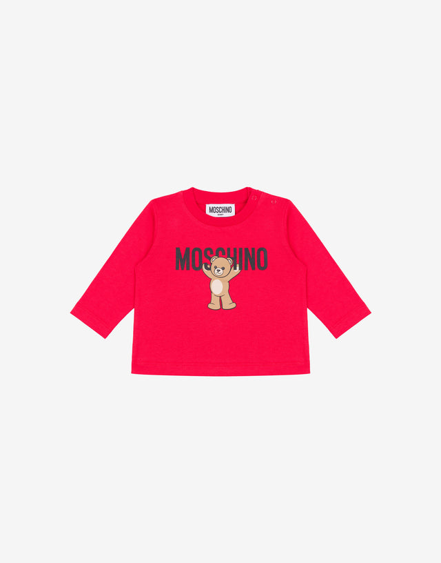 Moschino Teddy Bear cotton jersey maxi t-shirt  Moschino 0