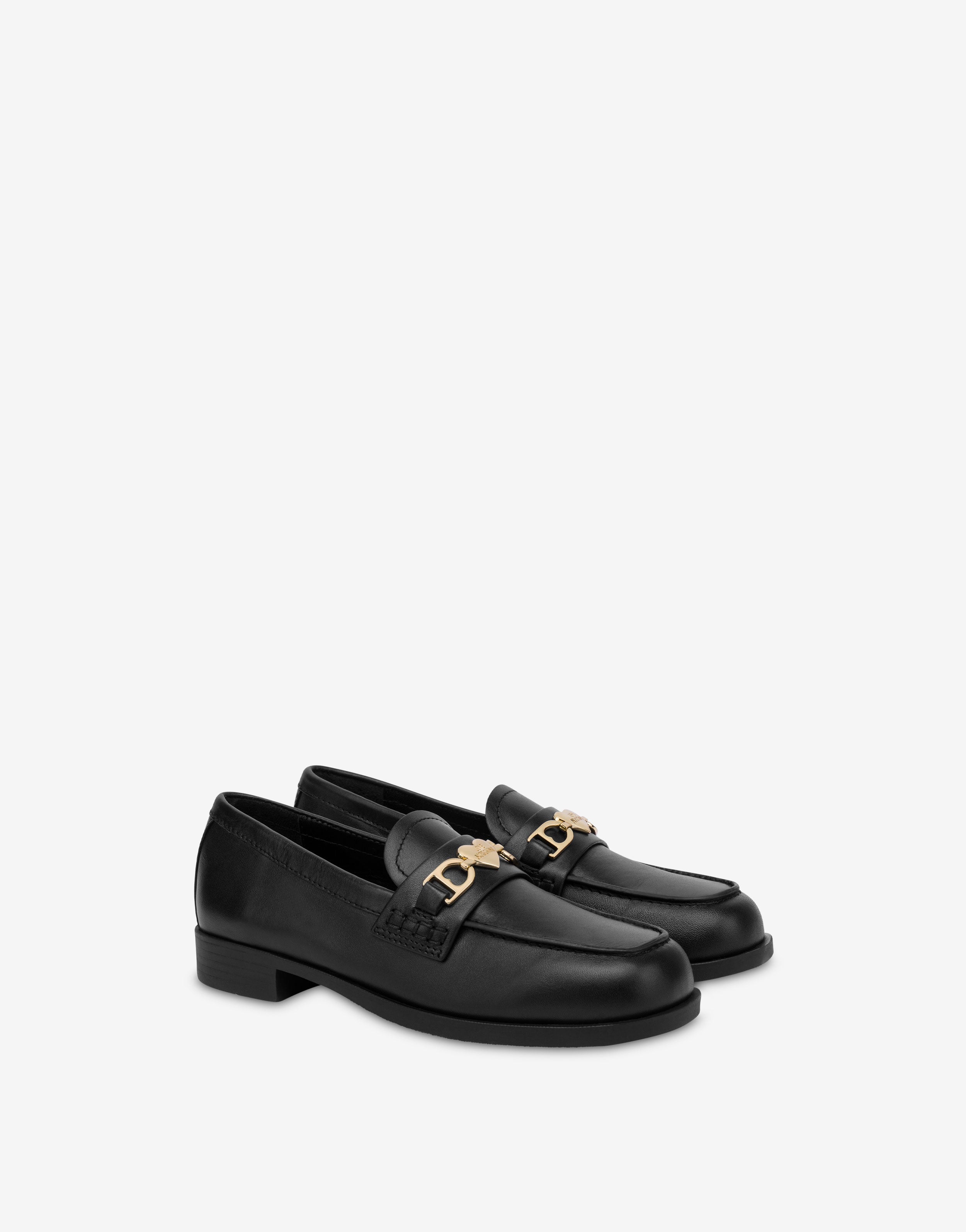 Calfskin college loafers