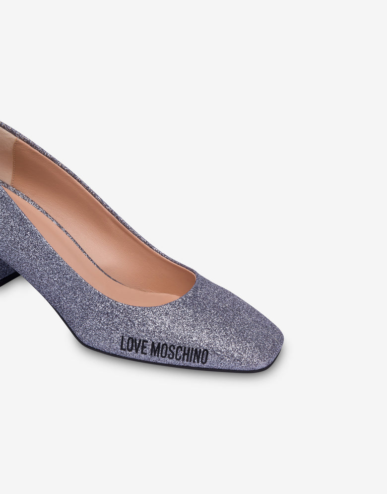闪光肩带 银色 Love Moschino 3