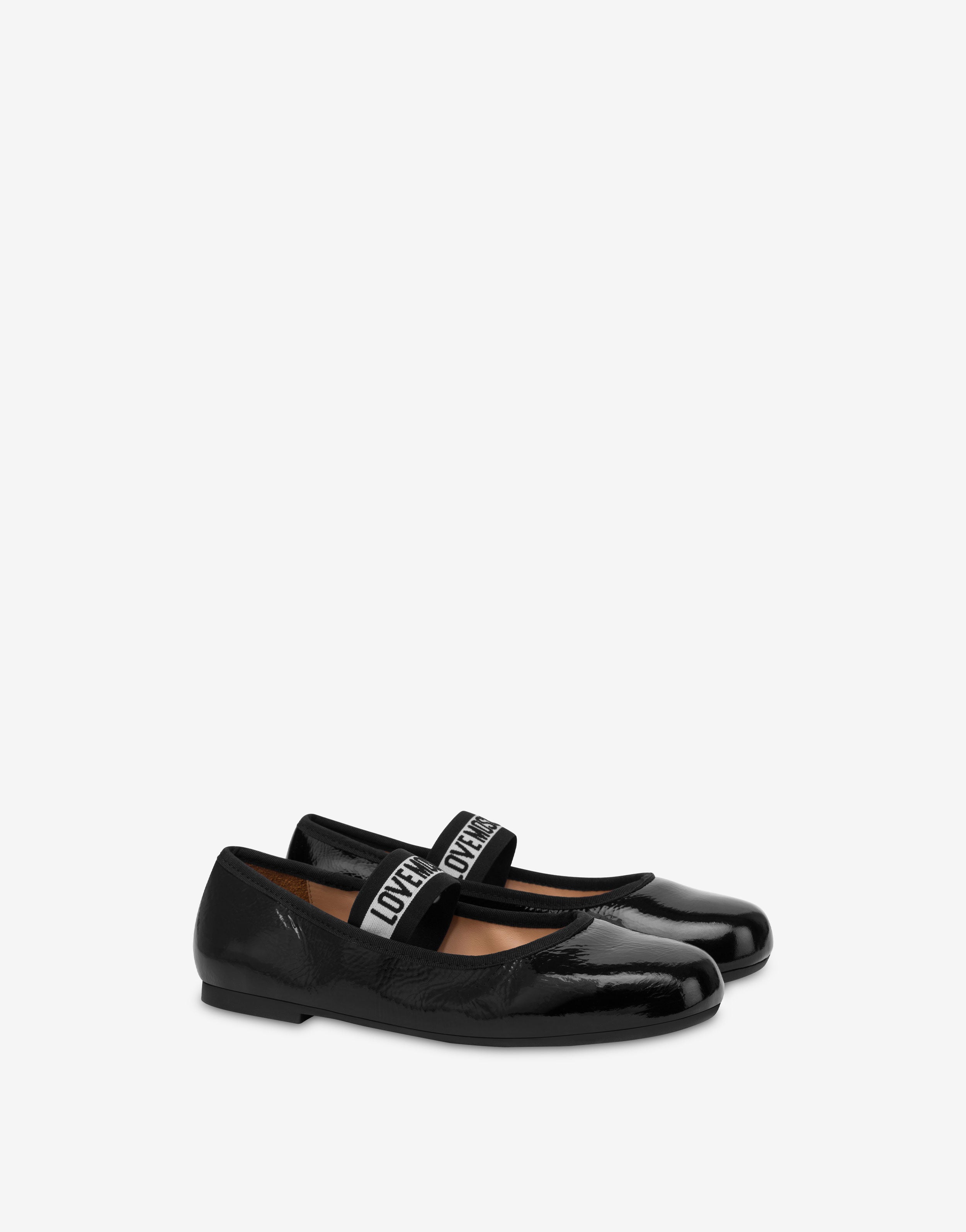 Patent leather ballet flats