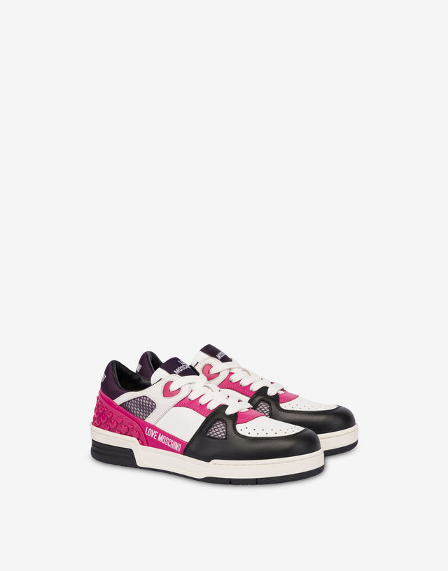 Zapatillas de piel de becerro Blanco Love Moschino 0