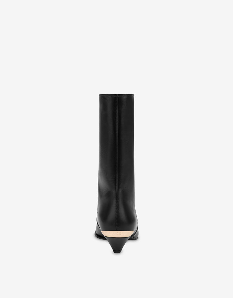 Botines de becerro Negro Love Moschino 2