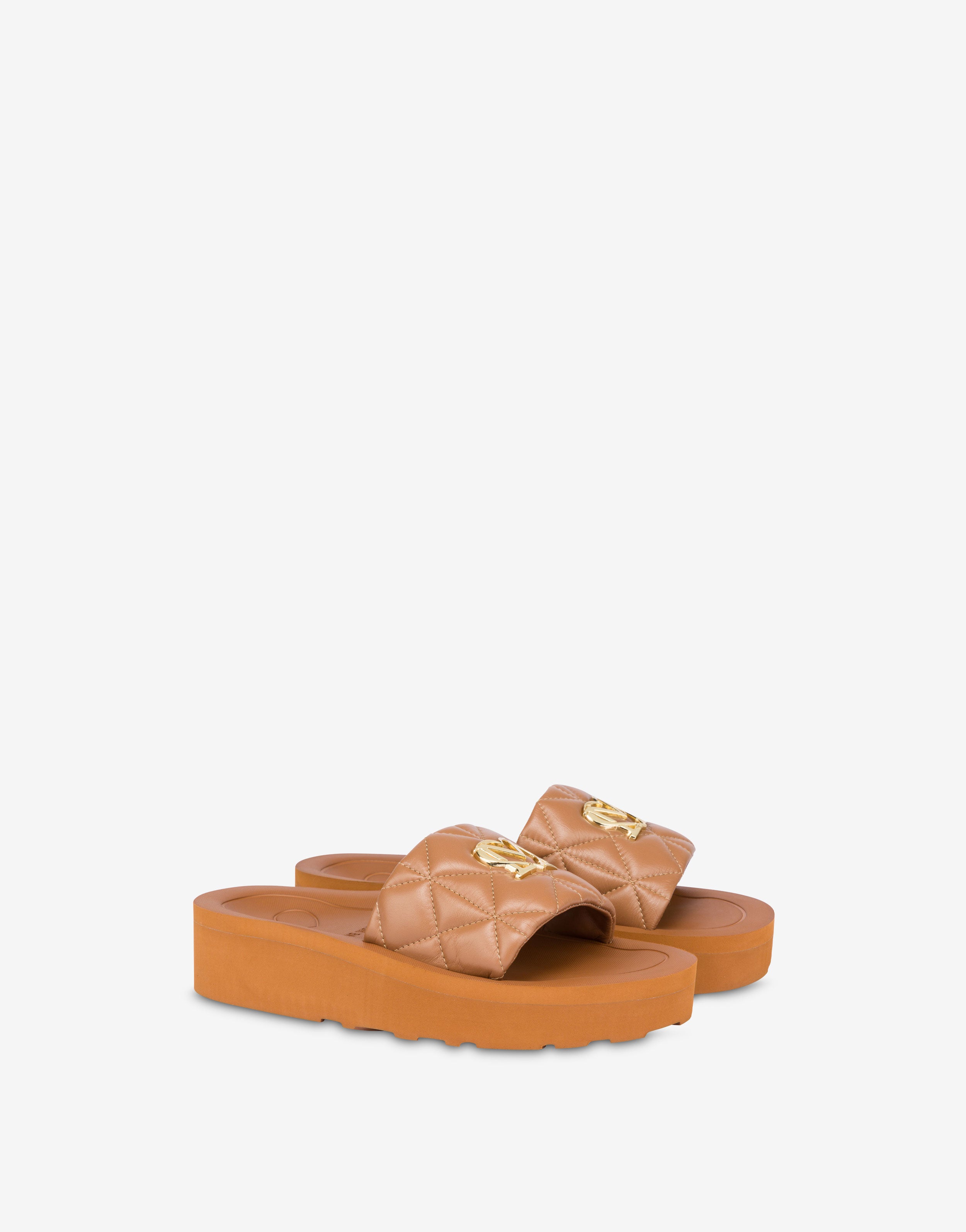 サンダル・ミュール MOSCHINO Women Sandals MA16575G1M MA3 00A NERO ARANCIO BLACK Moschino Duck Sandals MA16575G1M.MA3-00A NERO ARANCIO | IlDuomo