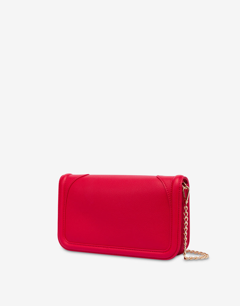 Smart Daily Bag with maxi logo Red Love Moschino 1