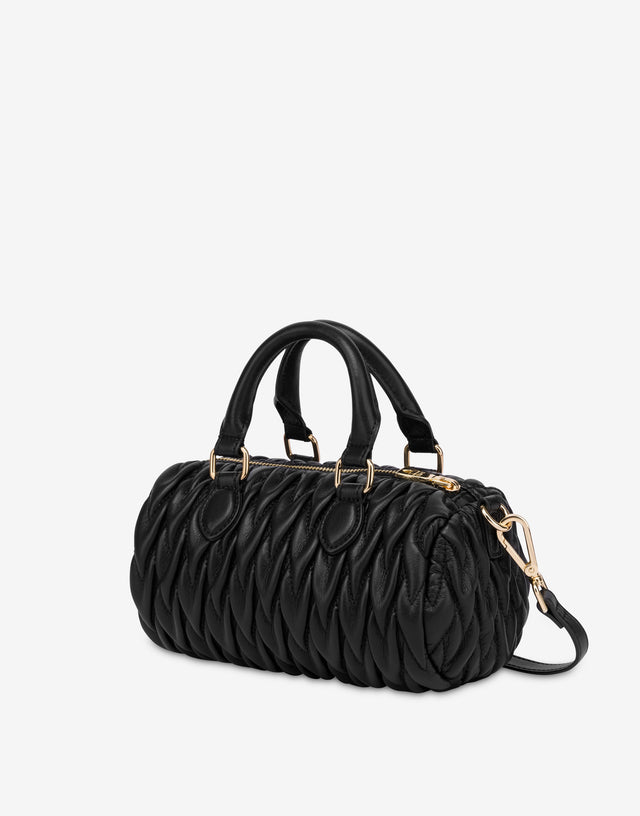 Bolso mini acolchado Negro Love Moschino 1