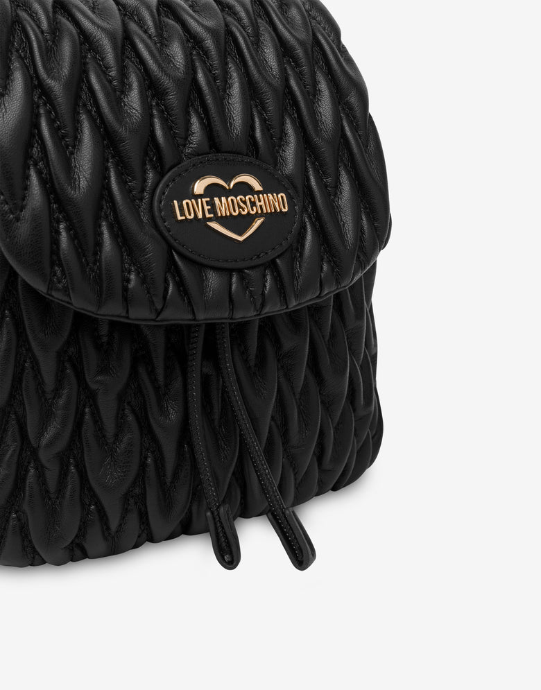 软质面料背包 黑色 Love Moschino 3