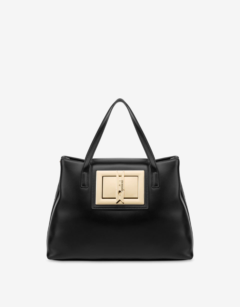 Shopper bag Clothespin Black Love Moschino 0