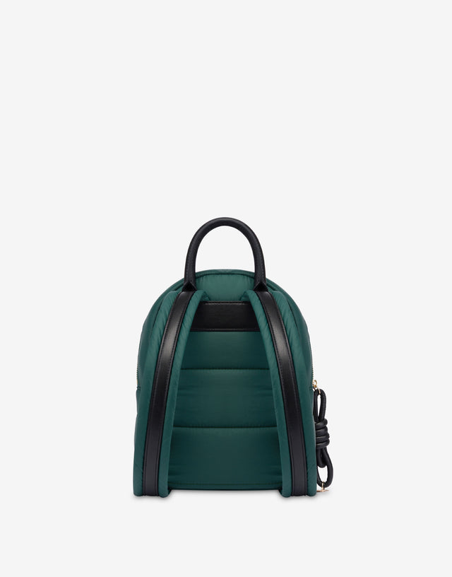 绗缝尼龙小背包 Dark green Love Moschino 1