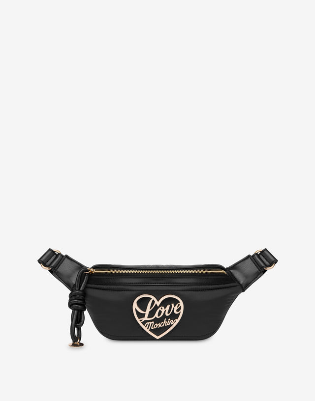绗缝尼龙腰包 黑色 Love Moschino 0