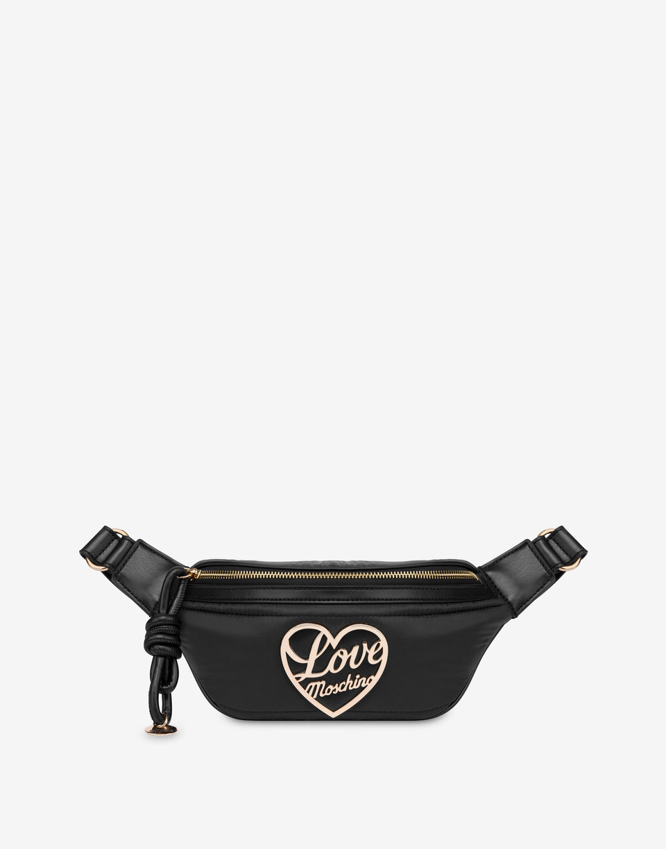 绗缝尼龙腰包 黑色 Love Moschino 0