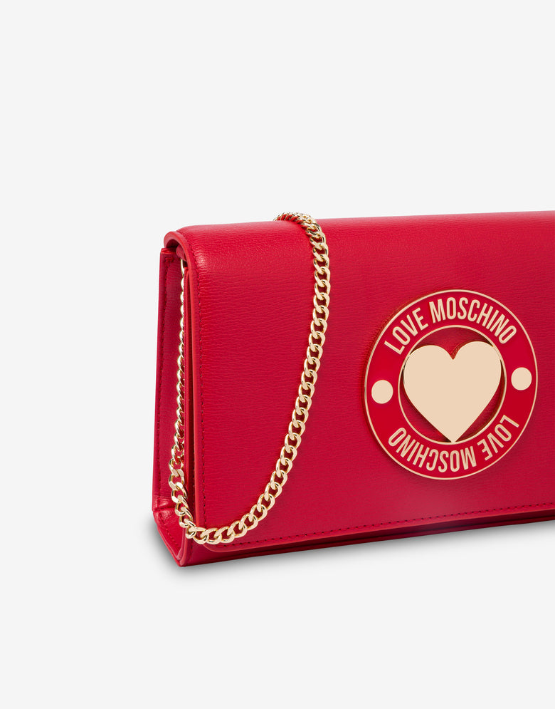 Bandolera decorada Rojo Love Moschino 3
