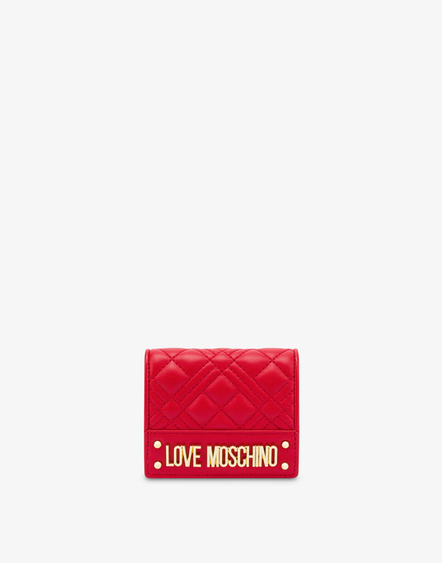Cartera pequeña acolchada  Rojo Love Moschino 0