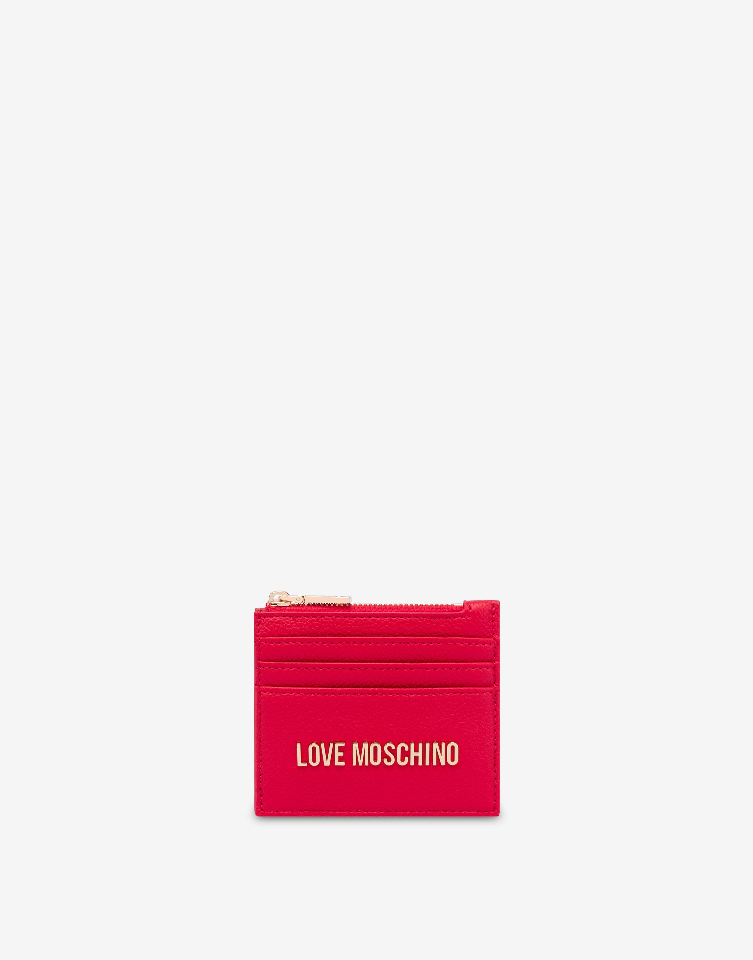 Moschino ロコレタリンクシッフ財布 JC5613PP1MKD0 00B Love Moschino logo-plaque Wallet | Black | FARFETCH