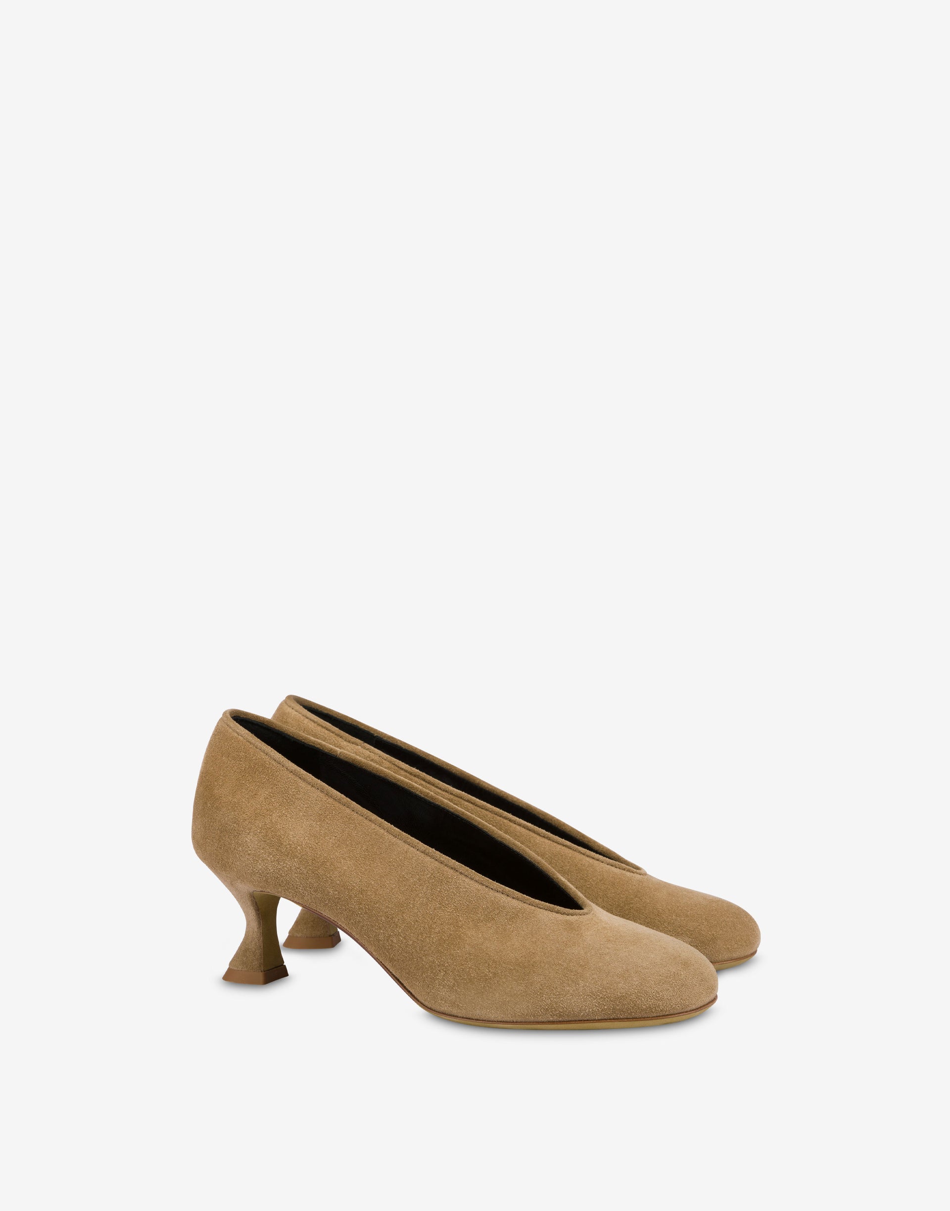 Moschino - Duck Suede Pumps - Beige - 39 Moschino - Duck Suede Pumps - Beige - 39