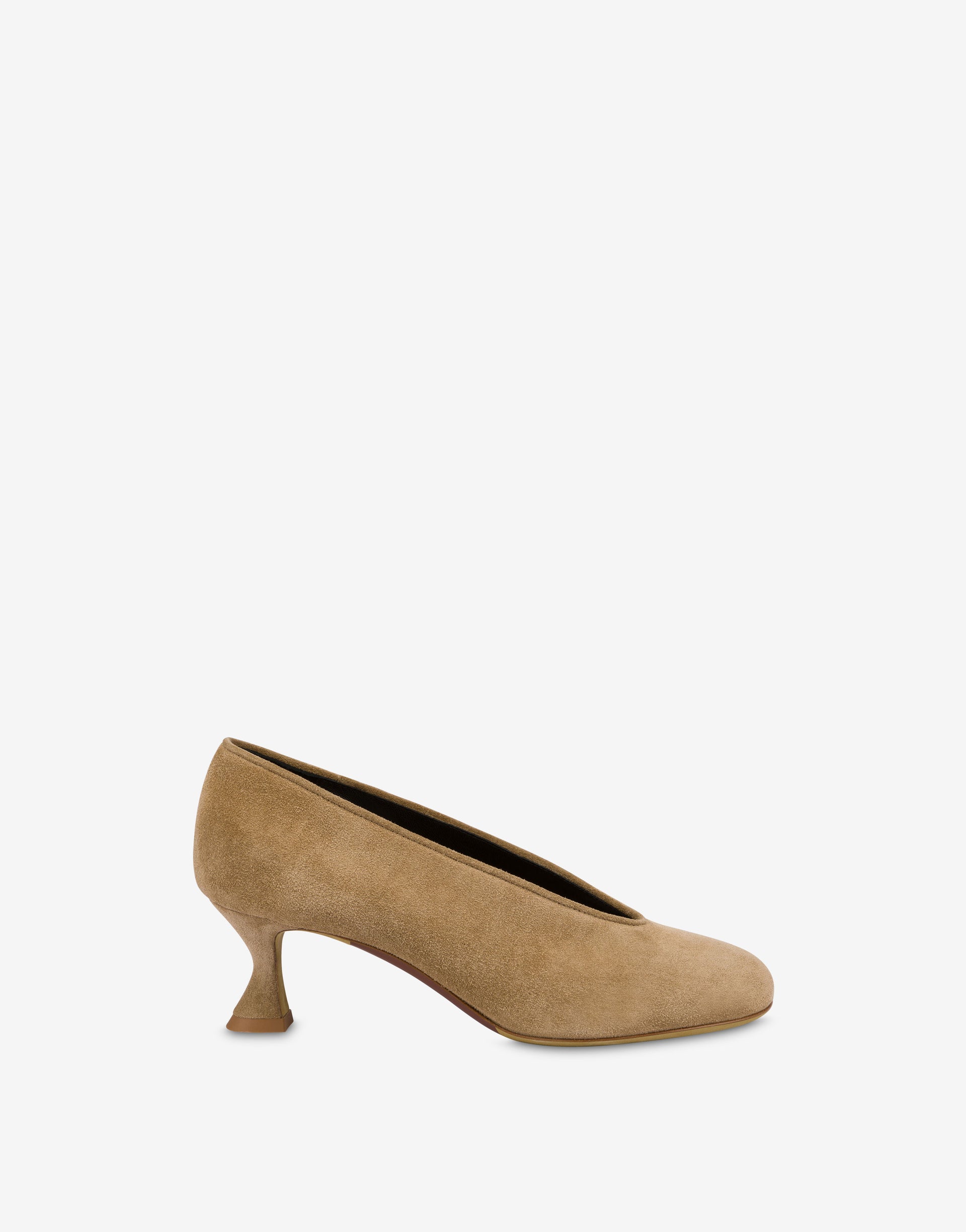 Moschino - Duck Suede Pumps - Beige