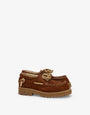 Suede boat shoes
