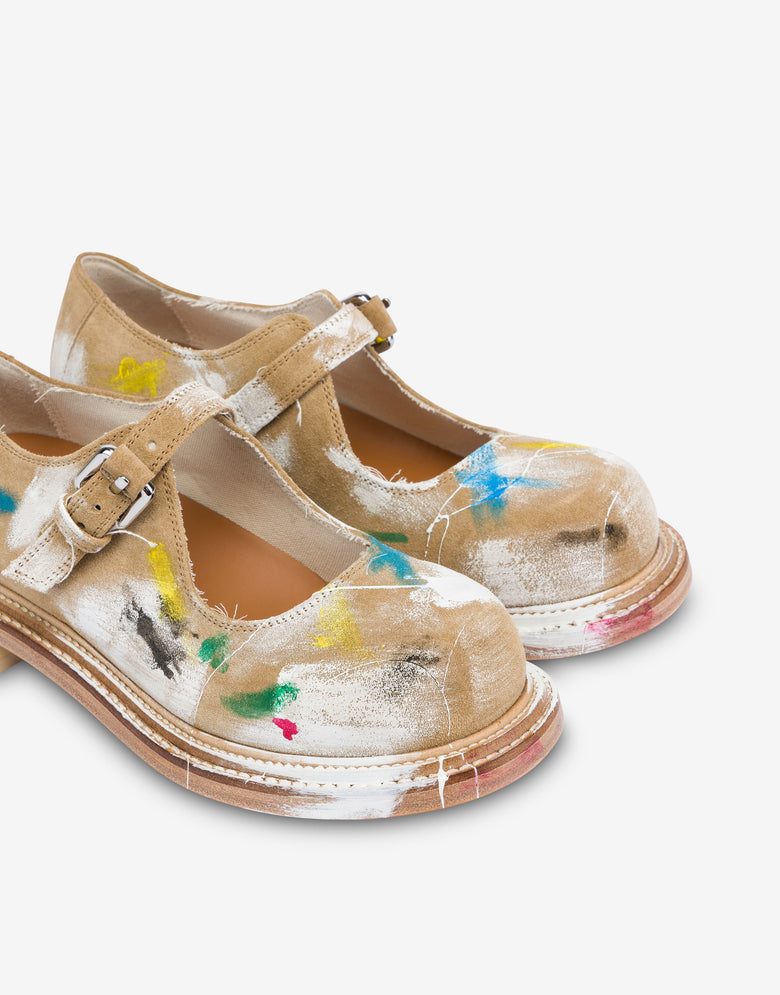 Olivia suede mary jane Light brown Moschino 3