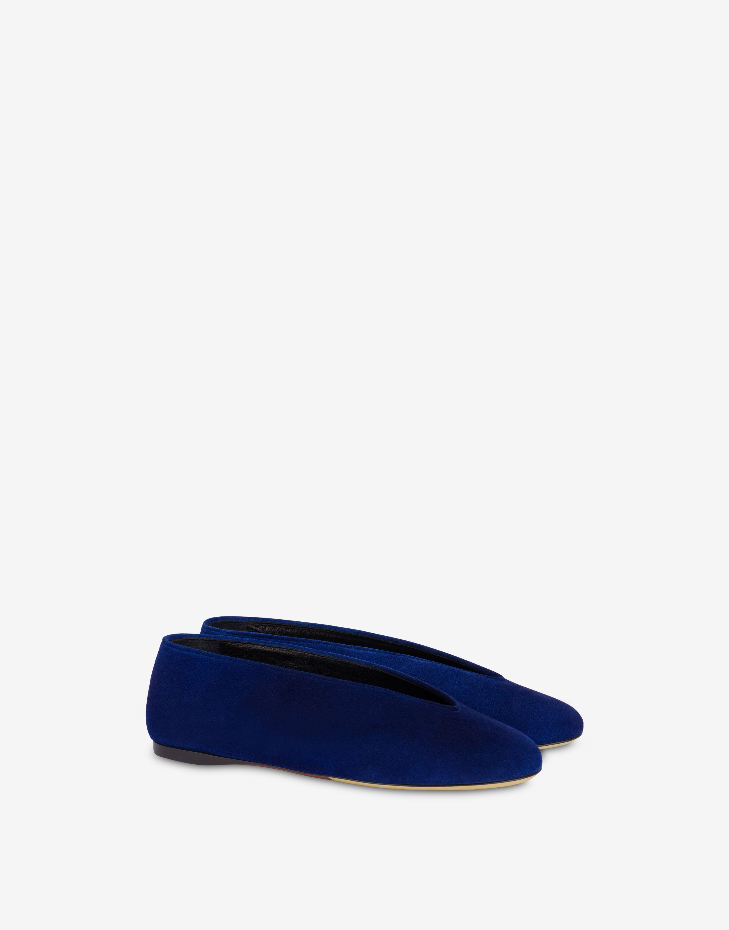 Suede ballet flats