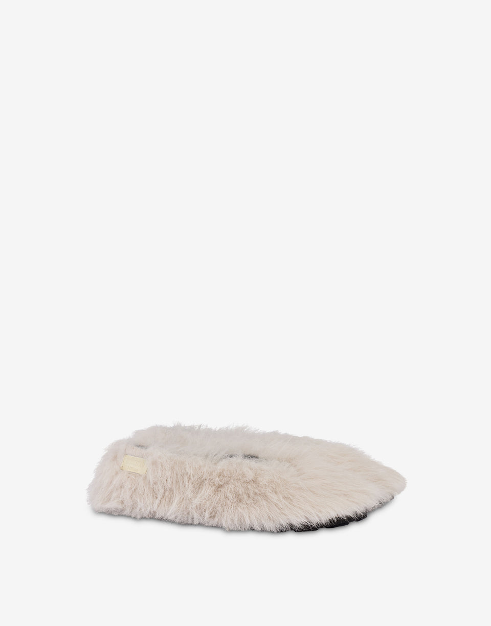 Bailarinas de tejido suave Blanco Moschino 0