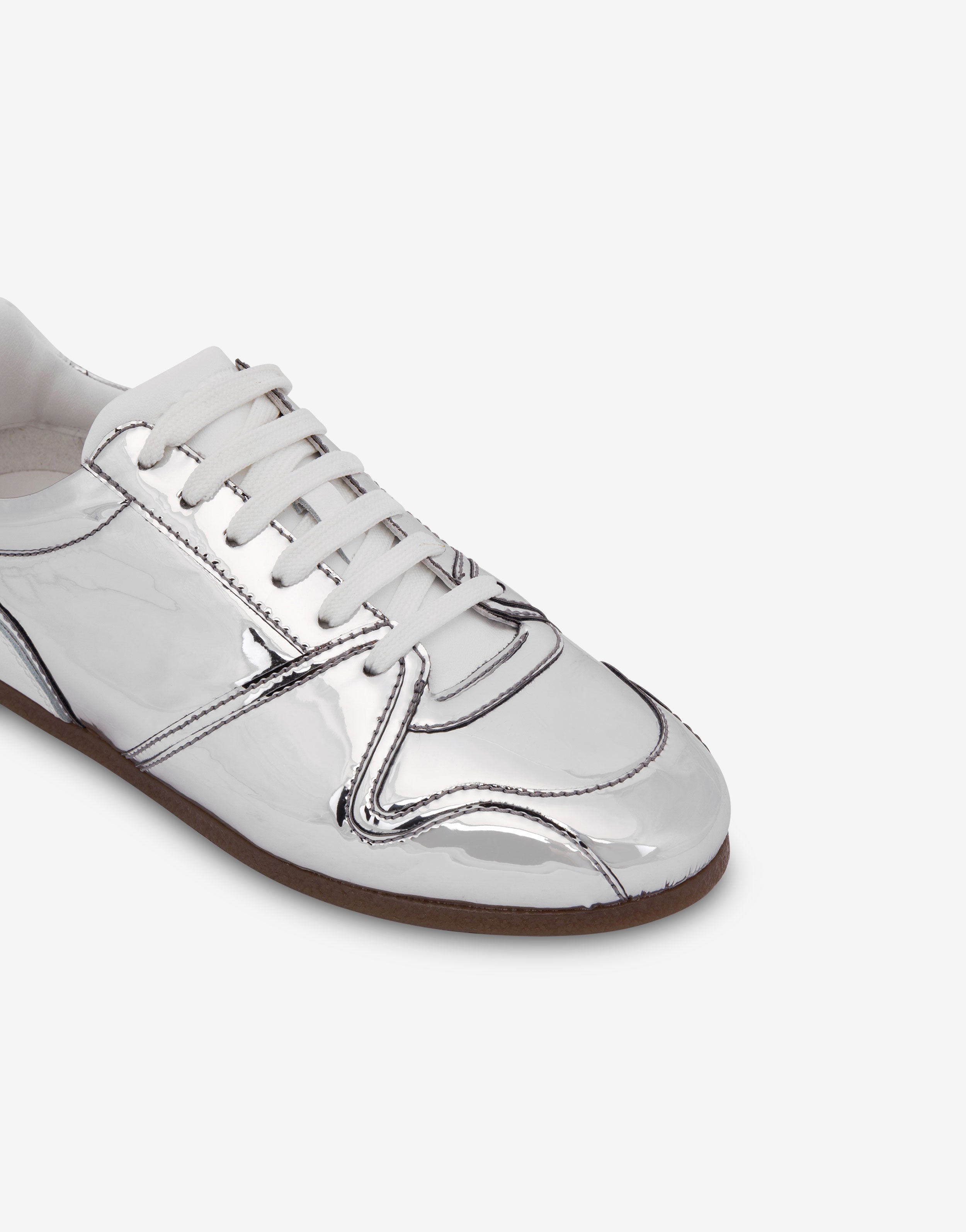 Mirror effect sneakers | Moschino