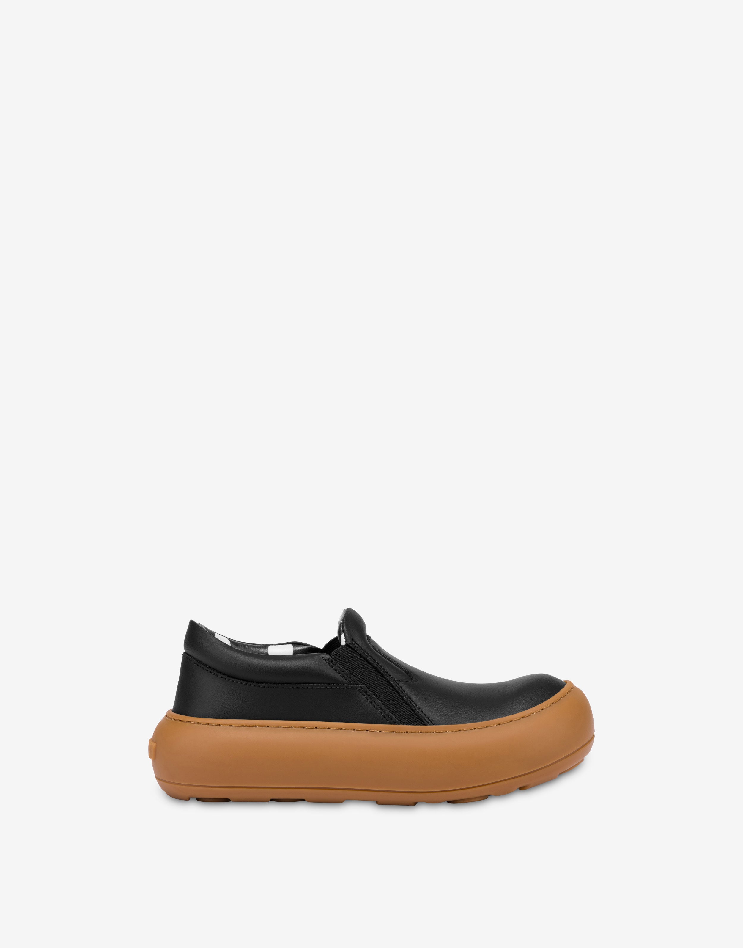 スニーカー MOSCHINO Woman Sneakers Brown MN15012G1I101 30A Moschino cheetah-print lace-up Sneakers | Brown | FARFETCH