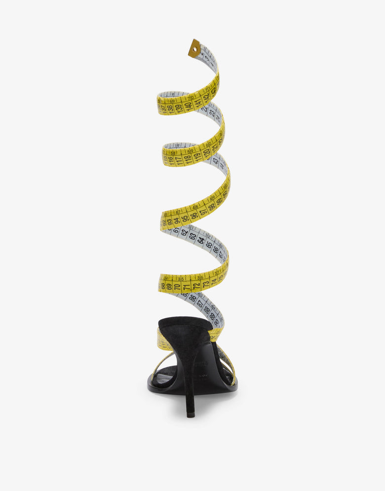 Sandalias de napa Negro Moschino 2