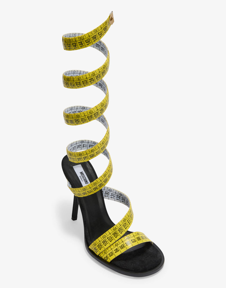 Sandalias de napa Negro Moschino 3