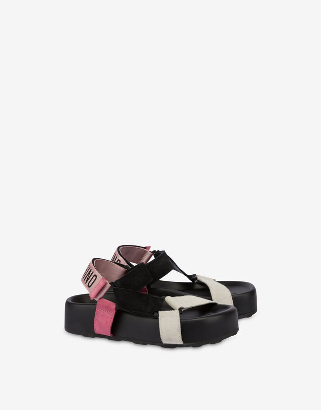 Sandalias de ante  Multicolor Moschino 0