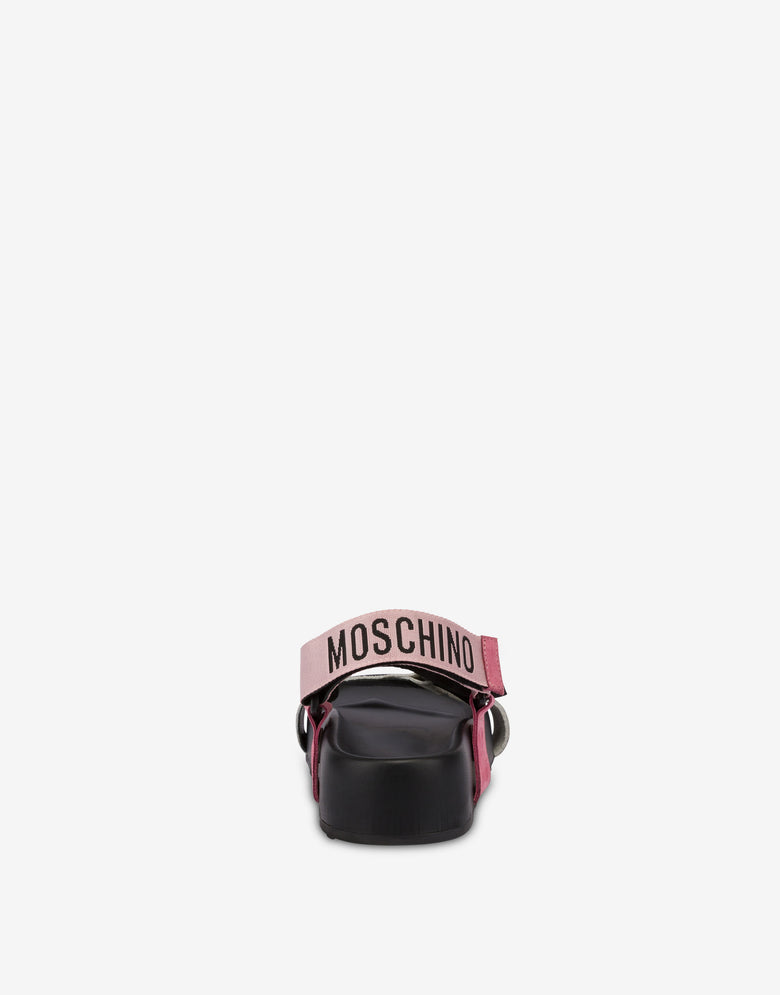 Suede sandals Multicoloured Moschino 2