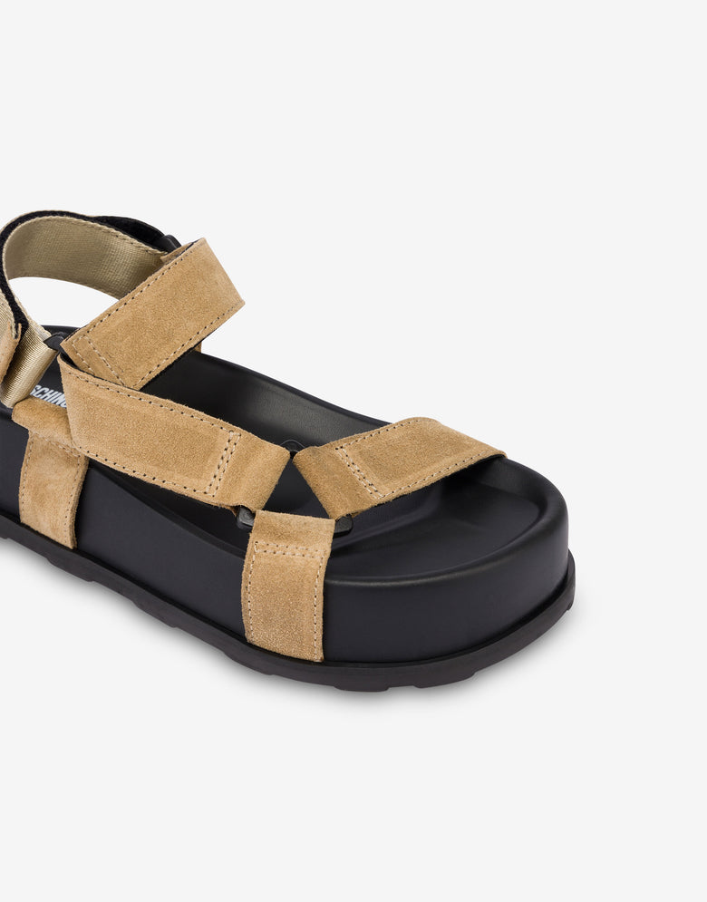 Sandalias de ante  Beige Moschino 3