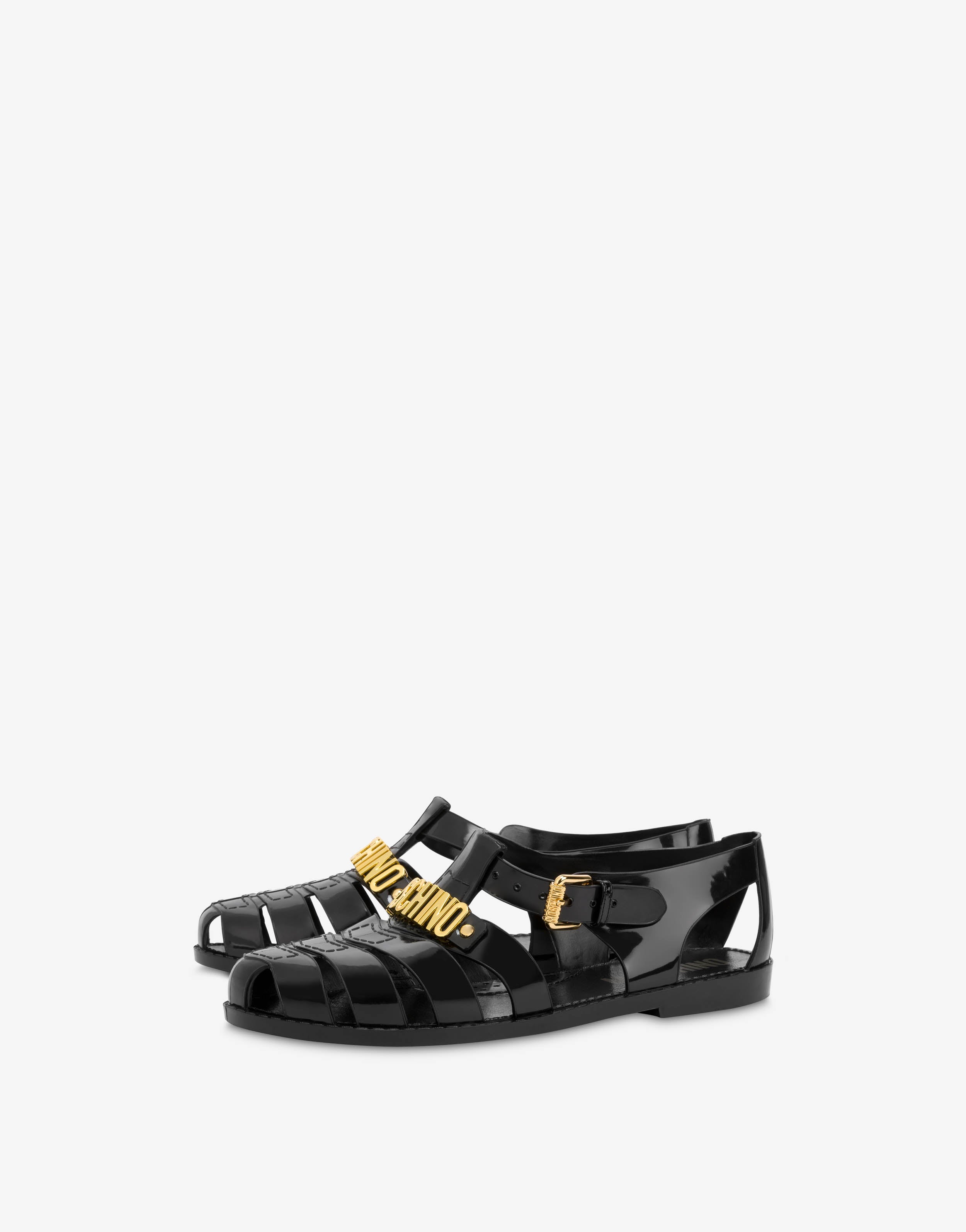 Jelly sandals with Lettering logo | Moschino Jelly sandals with Lettering logo | Moschino