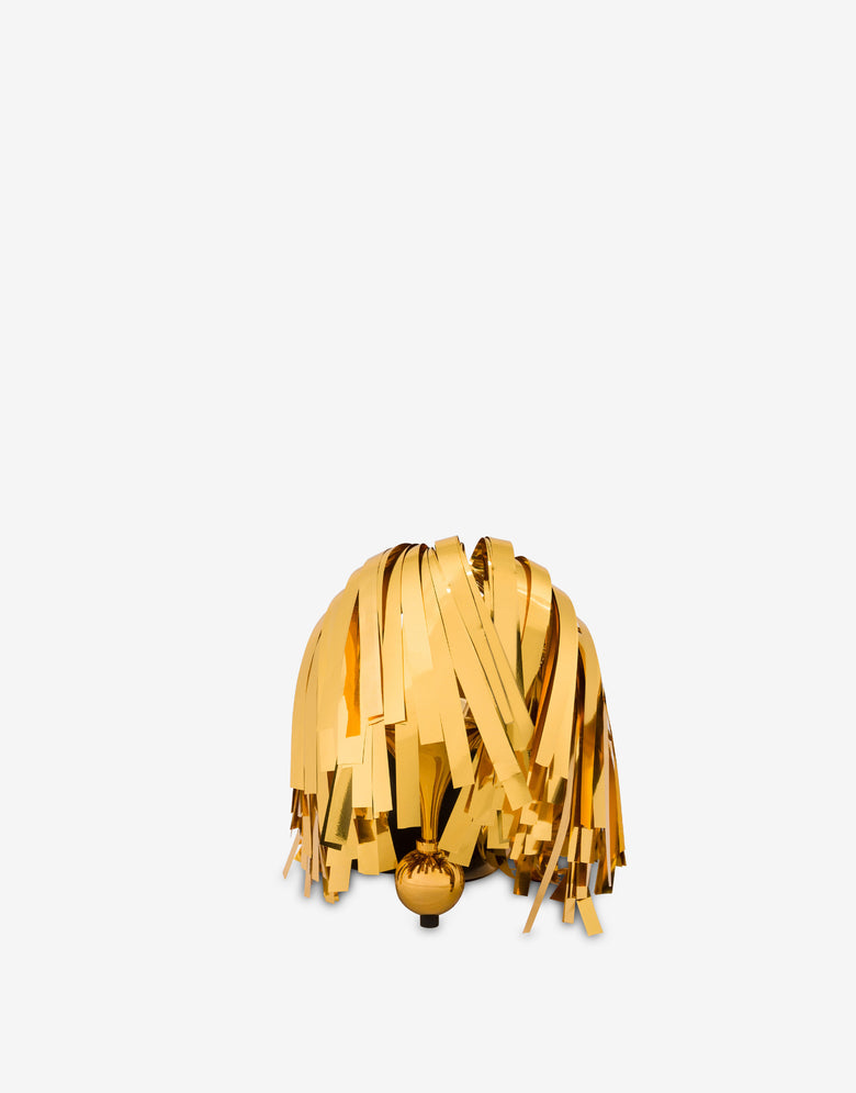 镜面效果凉鞋 金色 Moschino 2