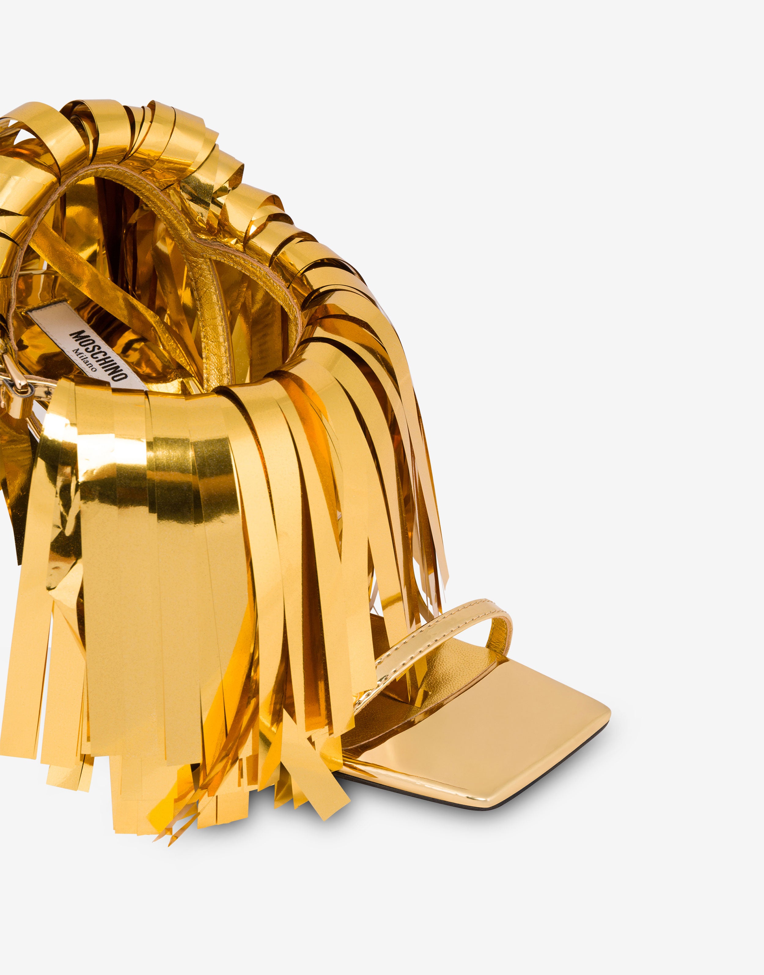 Mirror effect sandals | Moschino