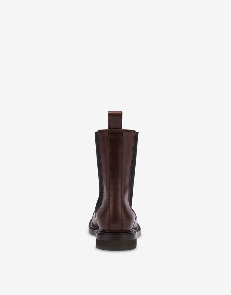 Botines chelsea Olivia Chocolate Moschino 2