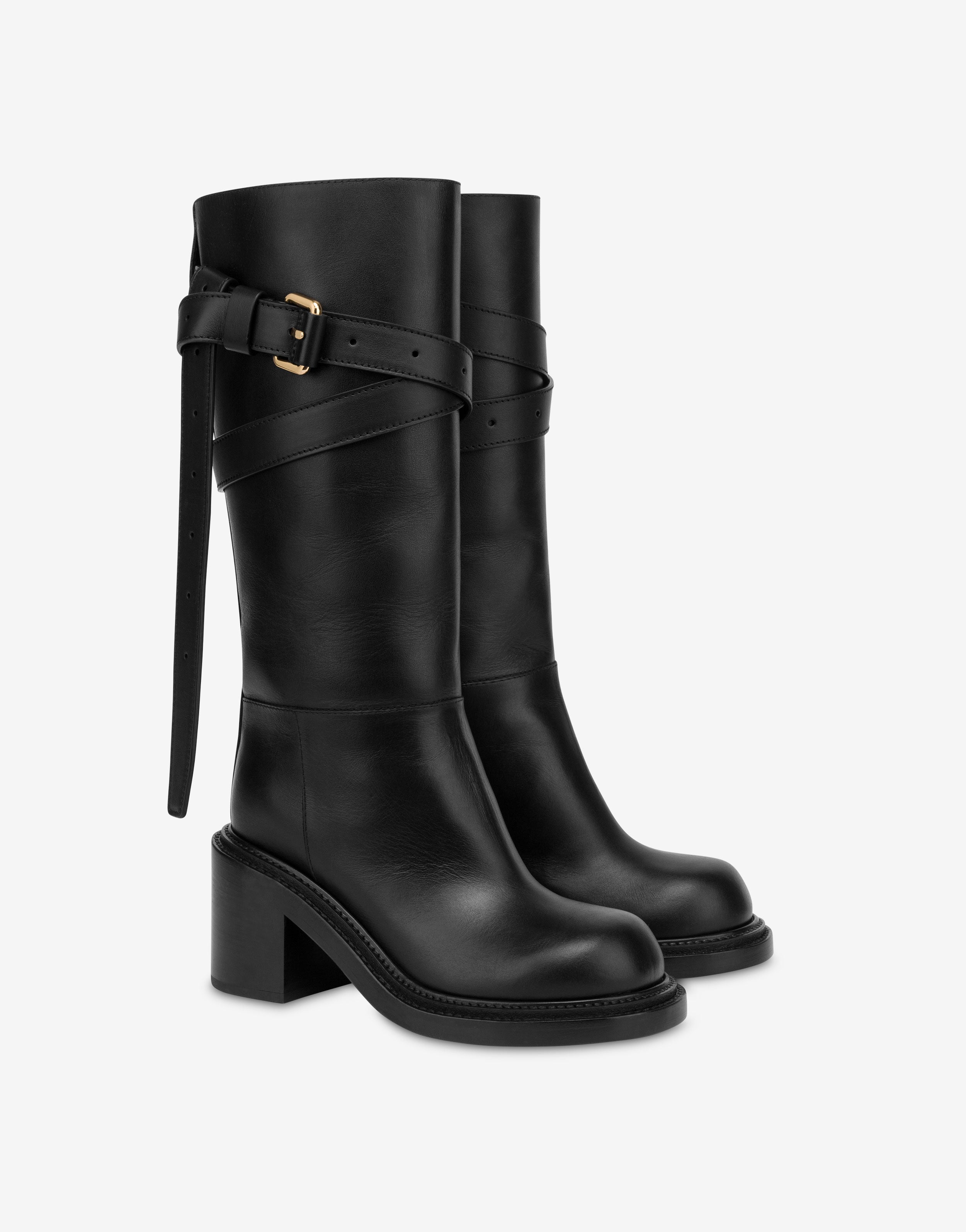 Botas de piel de becerro