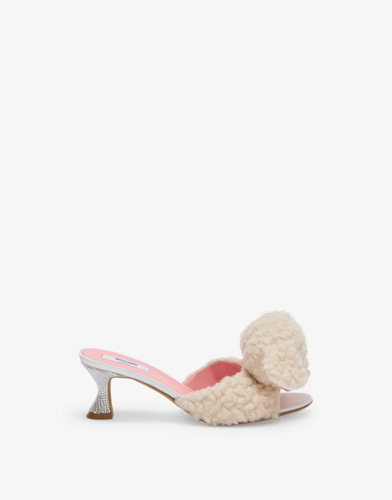 Wool mules White Moschino 1
