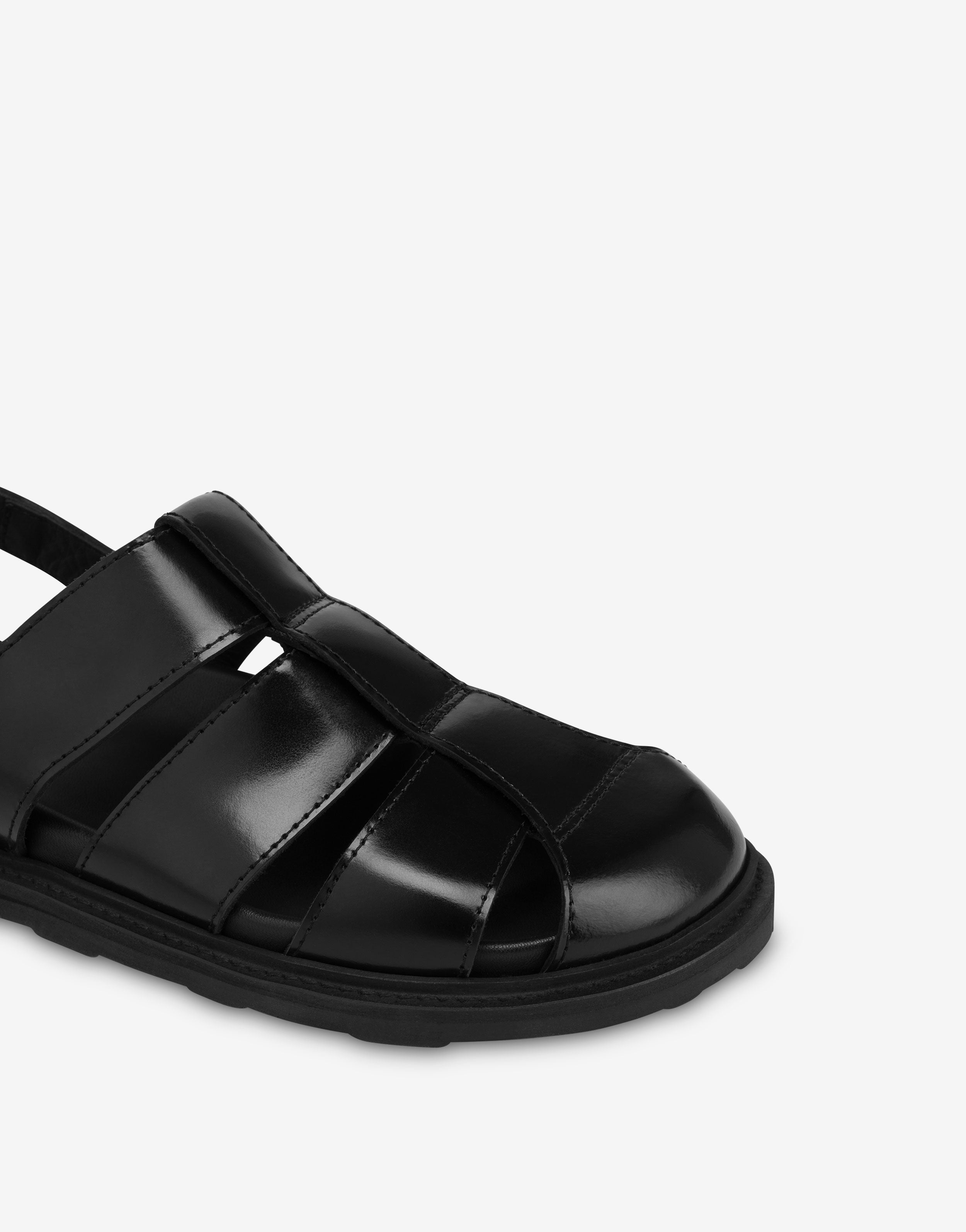 Sandals in brushed calf leather Sporty | Moschino