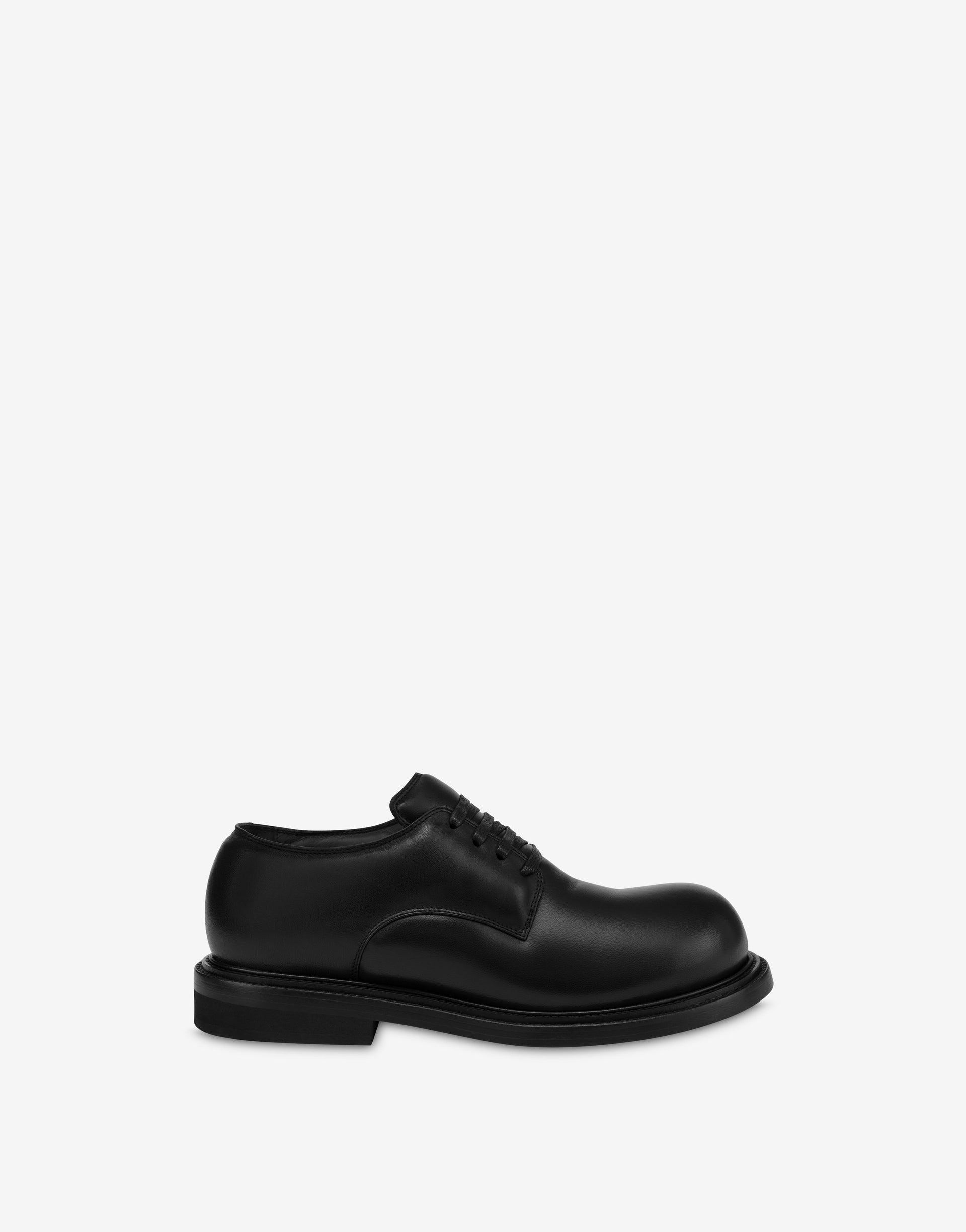 Moschino - Derby shoes in nappa leather Oliver - Black - 45 Moschino - Derby shoes in nappa leather Oliver - Black - 45