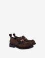Suede college loafers
