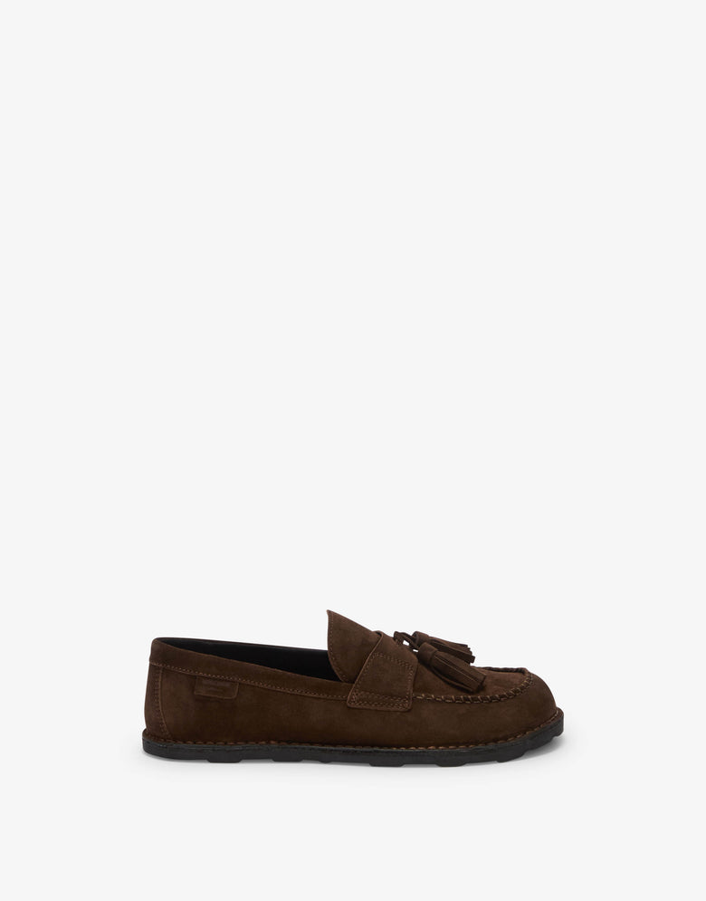 Mocasines de ante Marrón Moschino 1