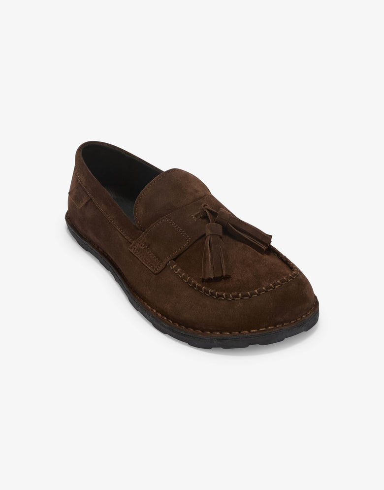 Mocasines de ante Marrón Moschino 3