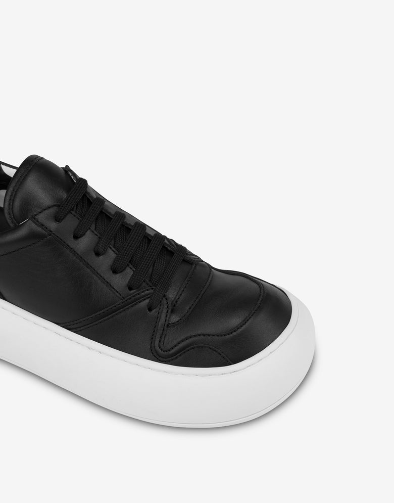 Sneakers 小牛皮材质Ollie 黑色 Moschino 3