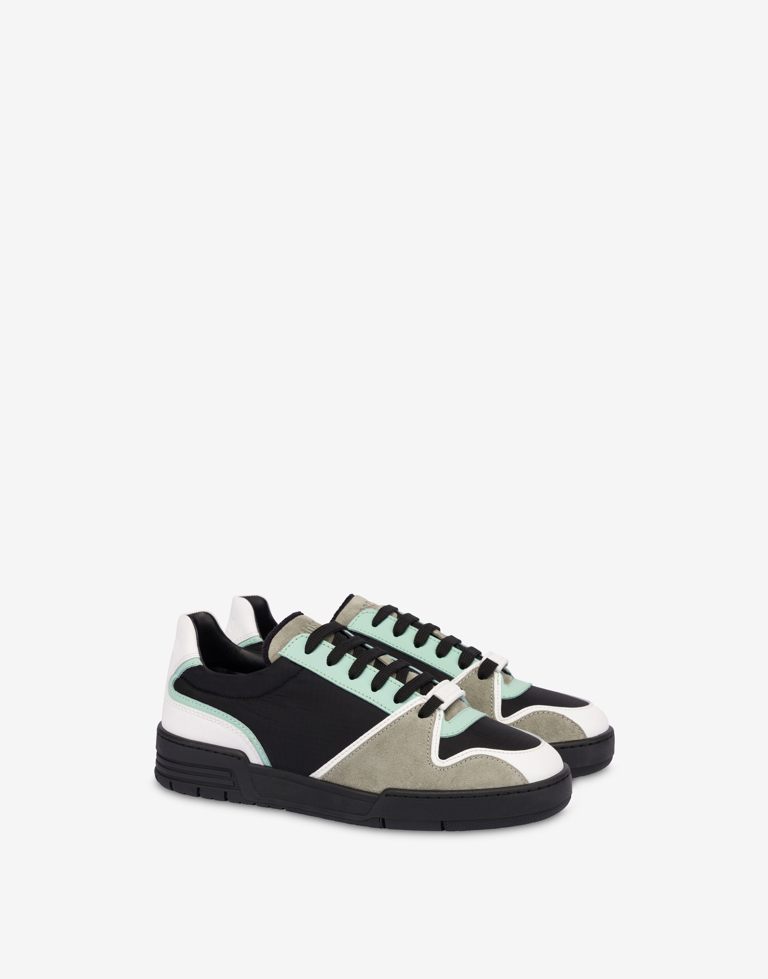 スニーカー MOSCHINO COUTURE Men Sneakers Gnawed Blue B15204G0MGFC 70A Moschino Couture Sneakers Men Gnawed Blue – Modishus