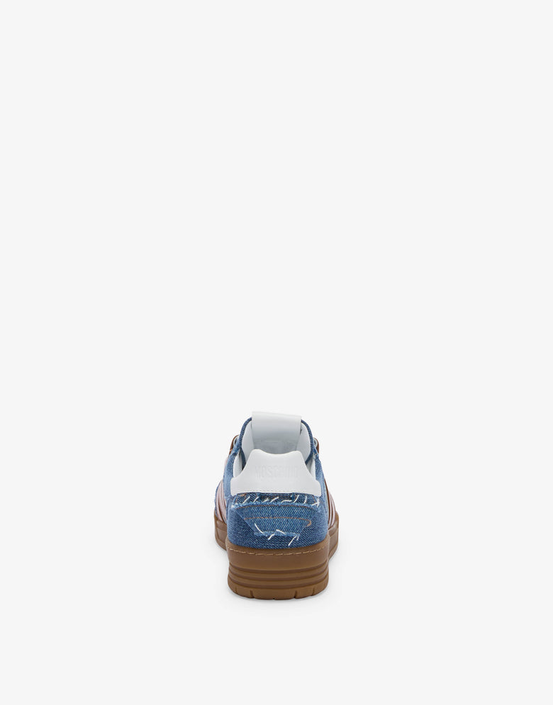 Denim sneakers Blue Denim Moschino 2