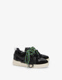 Zapatillas de piel de becerro y ante