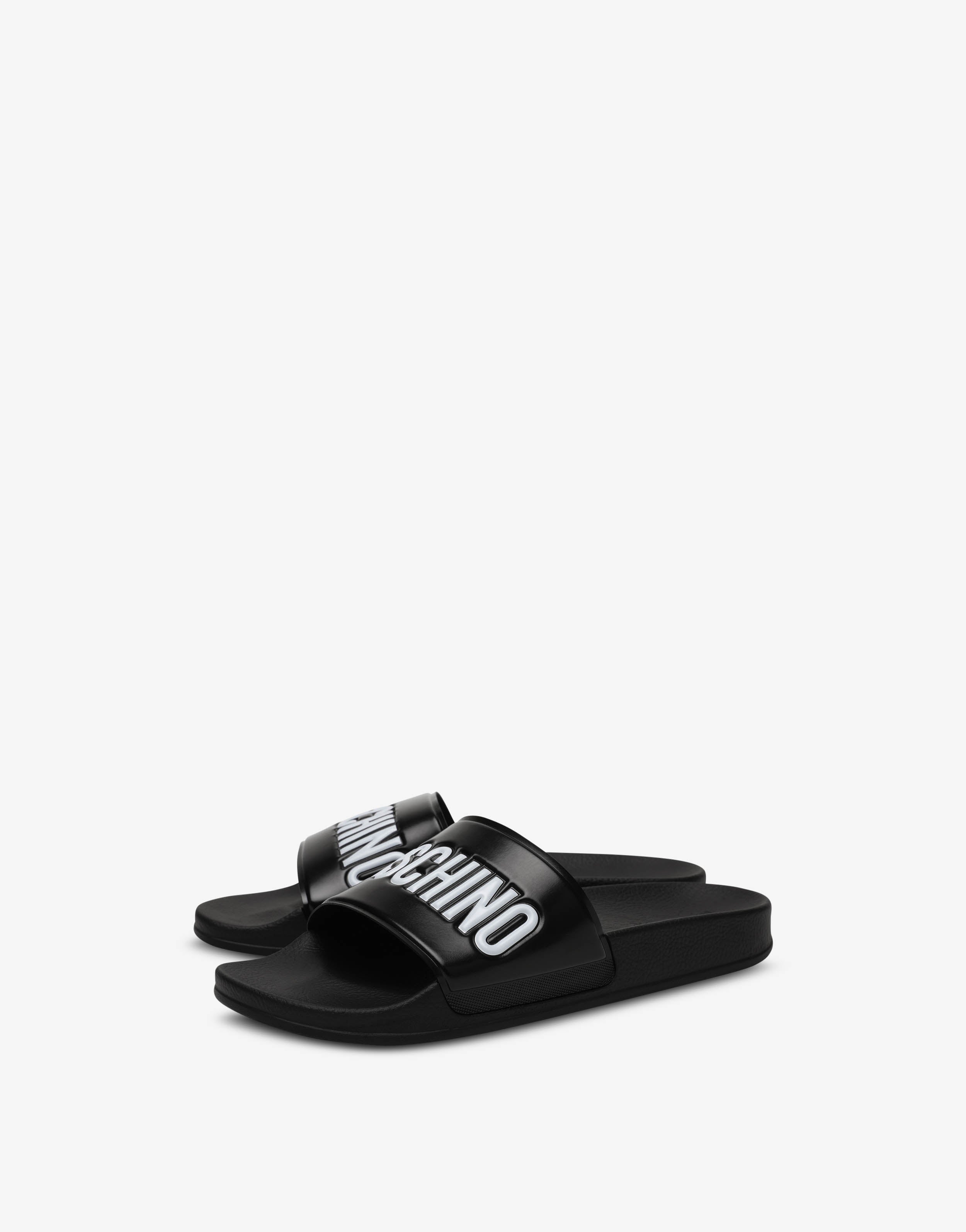 サンダル・ミュール Moschino SS25 Moschino Duck Sandals (MA16575G1M MA3 00A) Moschino 55mm Duck Sandals | White | FARFETCH JO