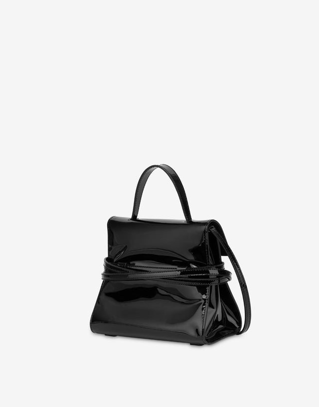 Bolso pequeño Moschino Tie Me Negro Moschino 1