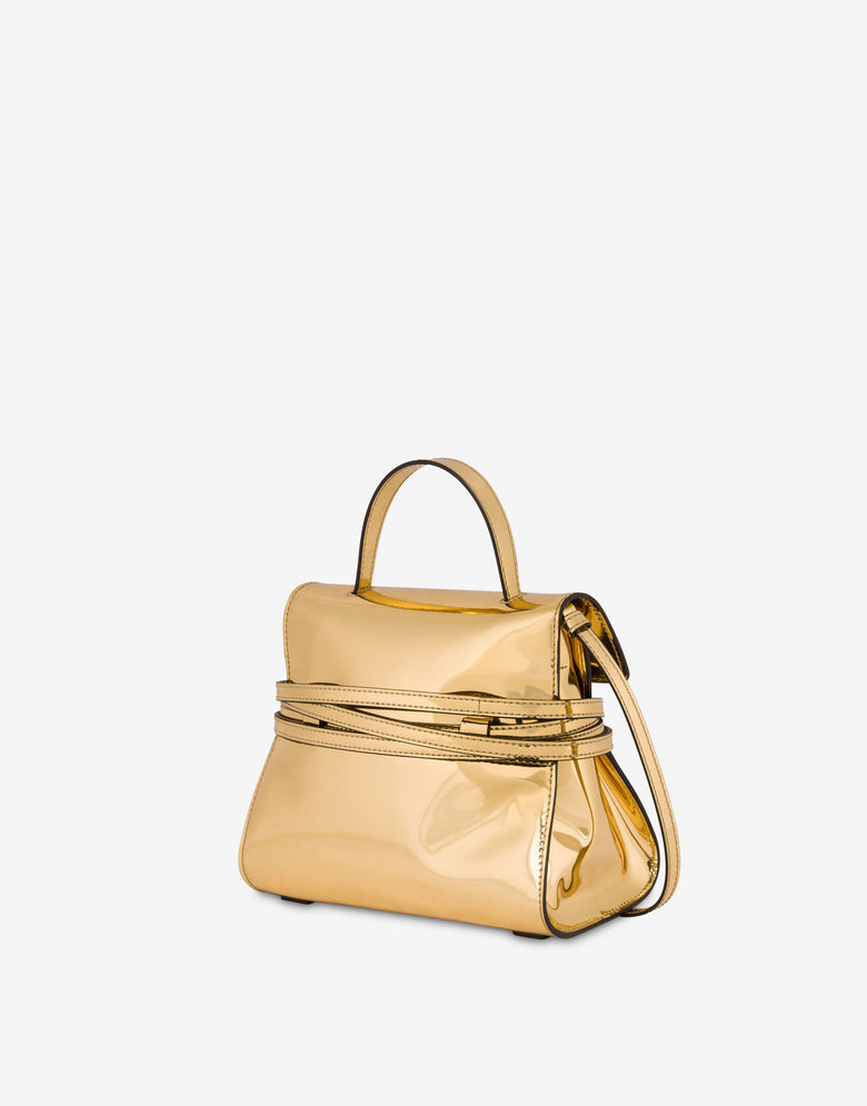 Moschino Tie Me 小手提包 金色 Moschino 1