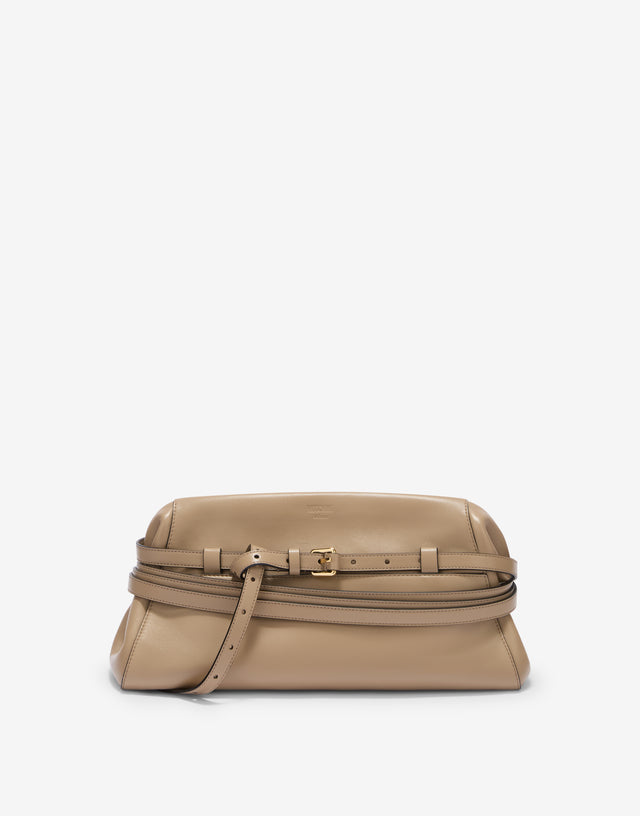 Bolso de mano grande Moschino Tie Me Nude Moschino 0